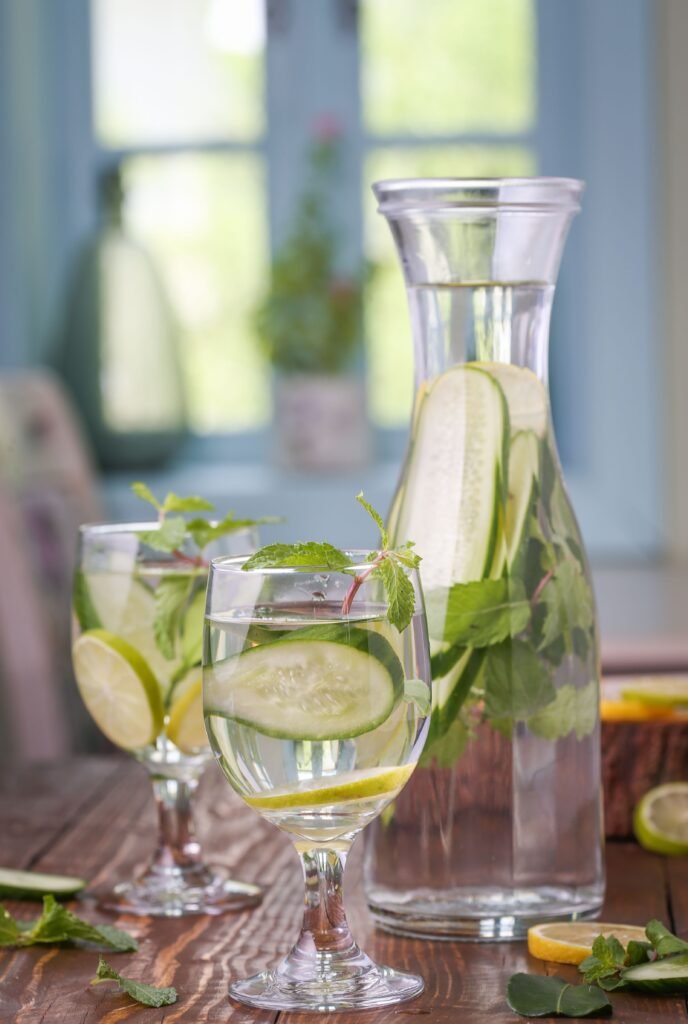 benefits of drinking water with lemon and cucumber